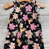 NEW Tank Outfit Flowers Cheetahs 0-3M