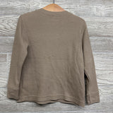 LS Waffle Knit Henley Shirt 4T