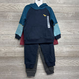 NEW 4 Pk Hoodie, Shirts & 2 Sweatpants 3t