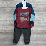 NEW 4 Pk Hoodie, Shirts & 2 Sweatpants 3t