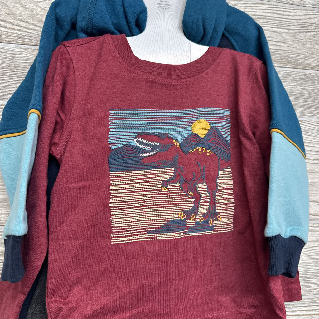 NEW 4 Pk Hoodie, Shirts & 2 Sweatpants 3t