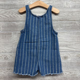 Denim Jumper Romper Stripes 4t