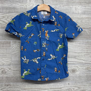 SS Button Up Shirt Chacters 5t