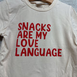 Shirt Snacks Are My Love Language 5-6