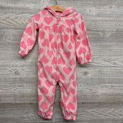 Fleece Outfit Hearts 24M