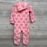 Fleece Outfit Hearts 24M