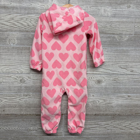 Fleece Outfit Hearts 24M