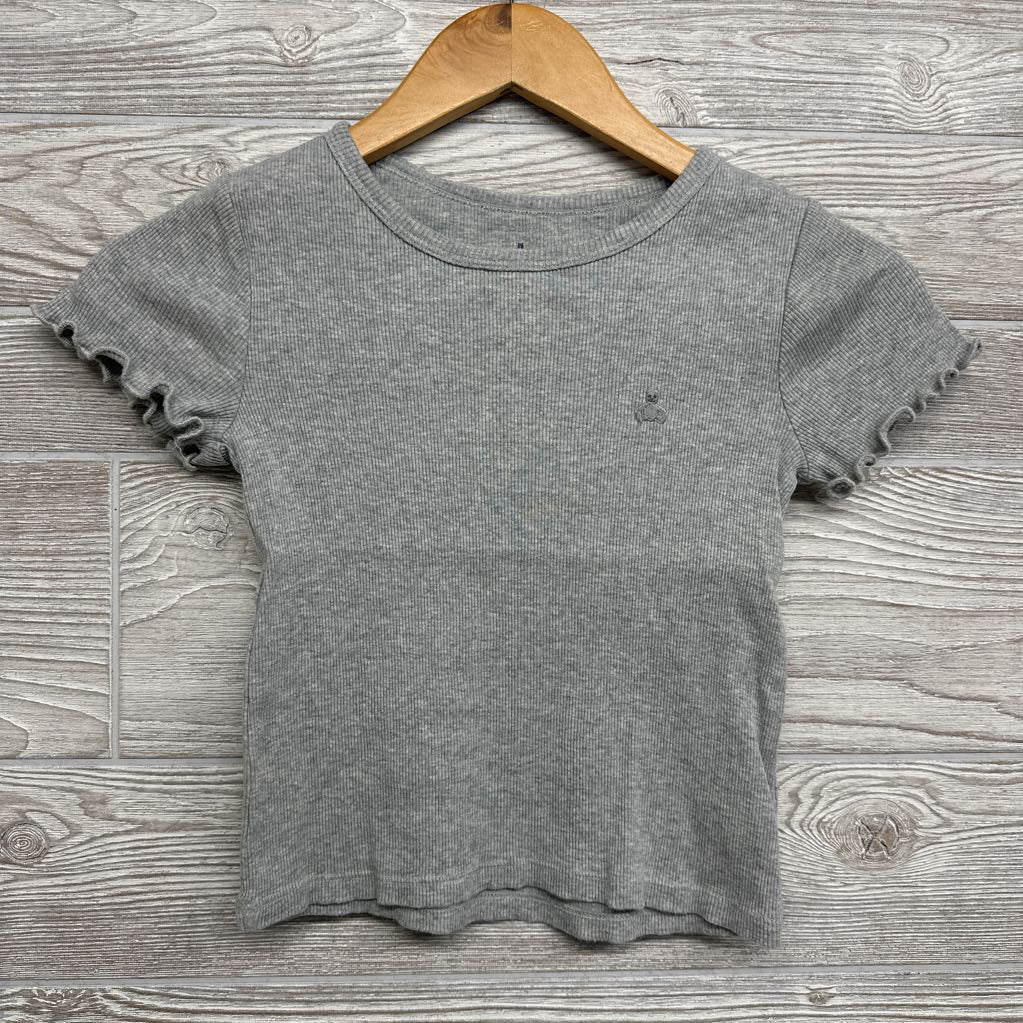 Ribbed Lettuce Trim Shirt 6