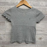 Ribbed Lettuce Trim Shirt 6