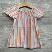 Flutter Sleeve Shirt Stripes 4t