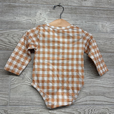 Gingham LS Bodysuit 3M