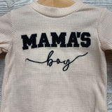 Waffle Knit Bodysuit Mama's Boy 3-6M