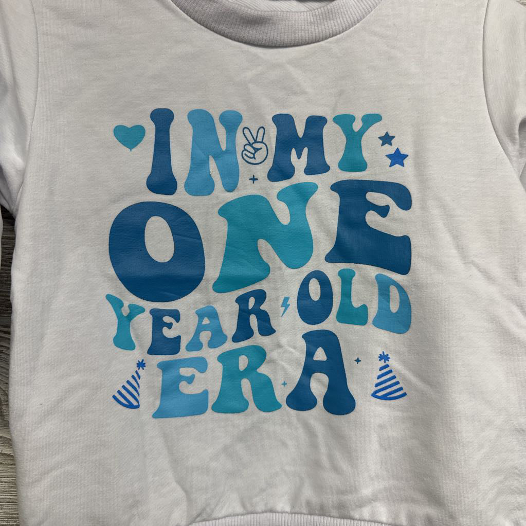 Crewneck In My One Year Old Era 12-18M