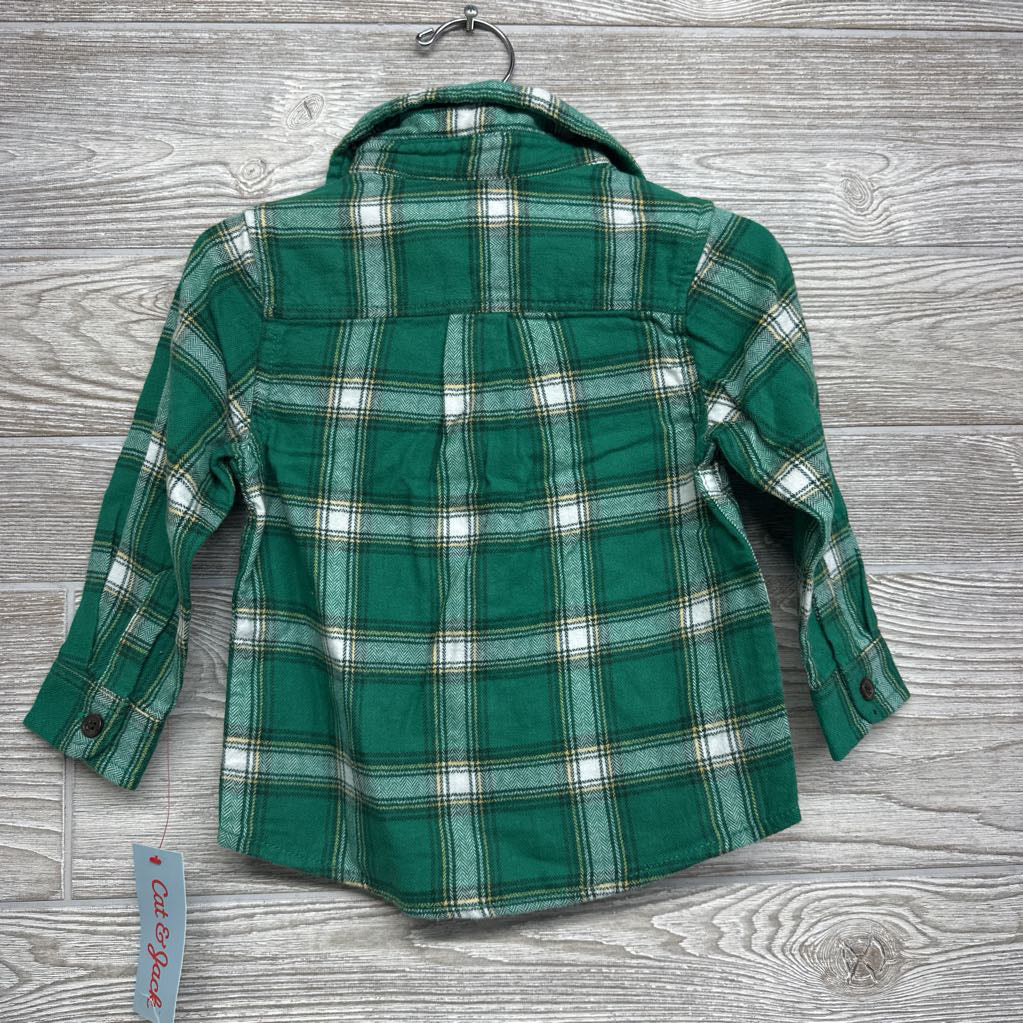 NEW Plaid Button Up Shirt 18M
