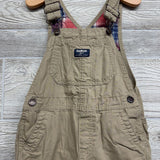 Overalls Plaid Cuff 5t