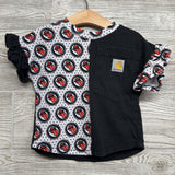 Handmade Patchwork Shirt Carhartt & Rolling Stones 18-24M*