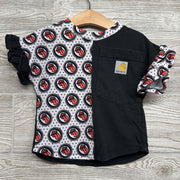 Handmade Patchwork Shirt Carhartt & Rolling Stones 18-24M*