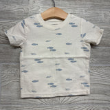 Waffle Knit Crew Shirt Fish18M