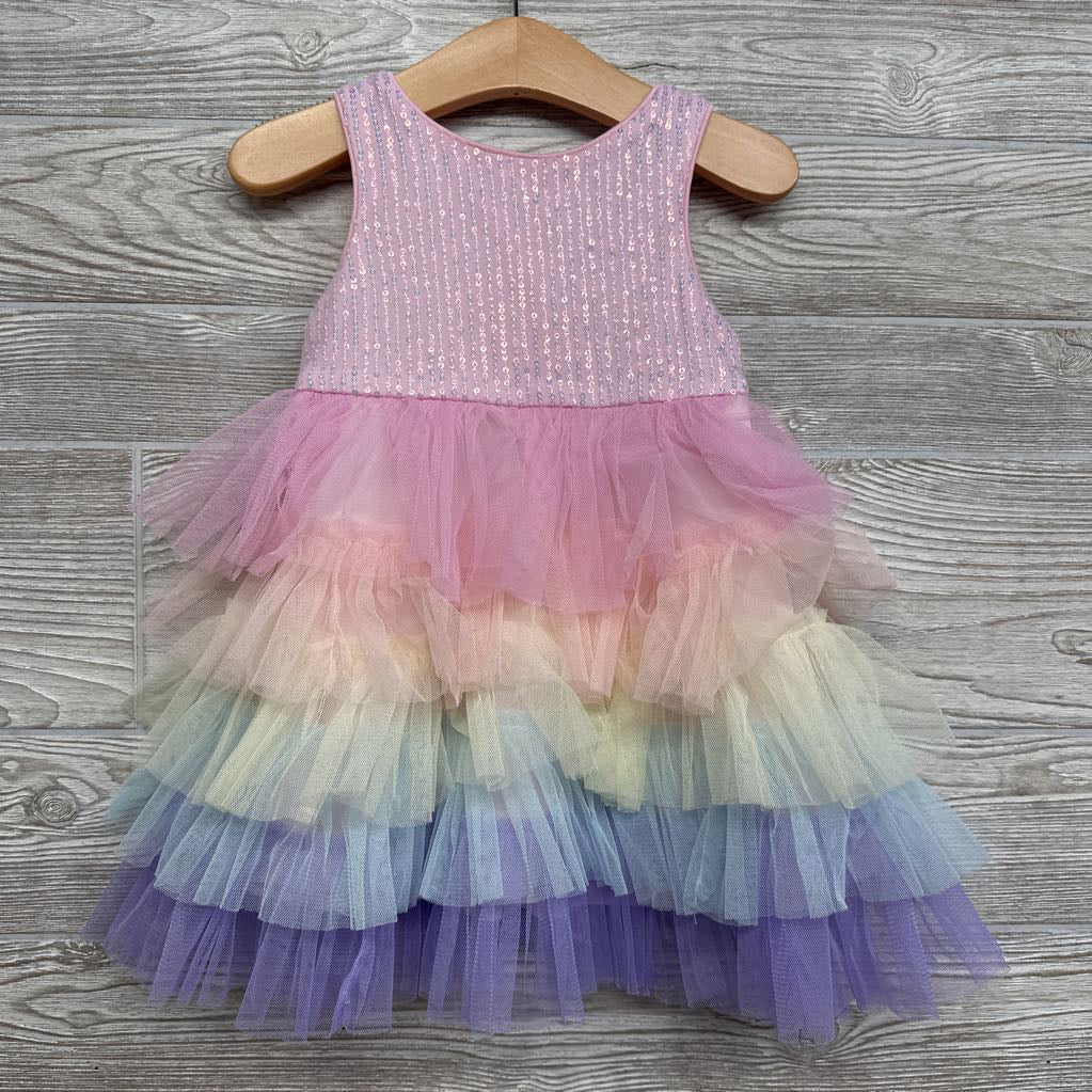 Tulle & Sequins Sleeveless Dress 2t
