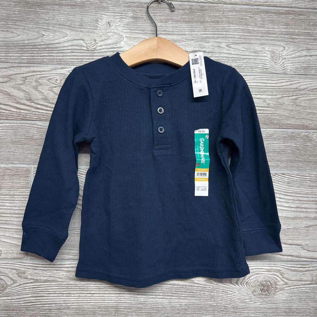 NEW Thermal Henley Shirt 3t