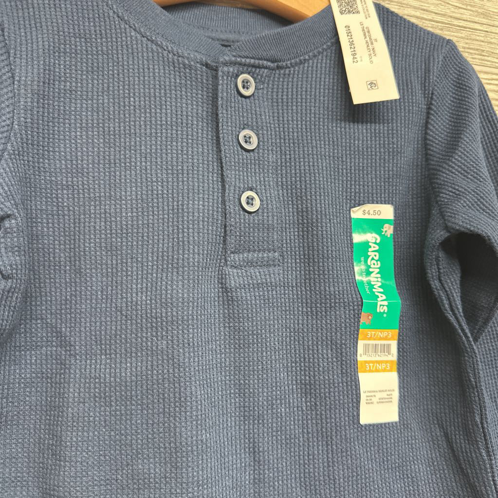 NEW Thermal Henley Shirt 3t