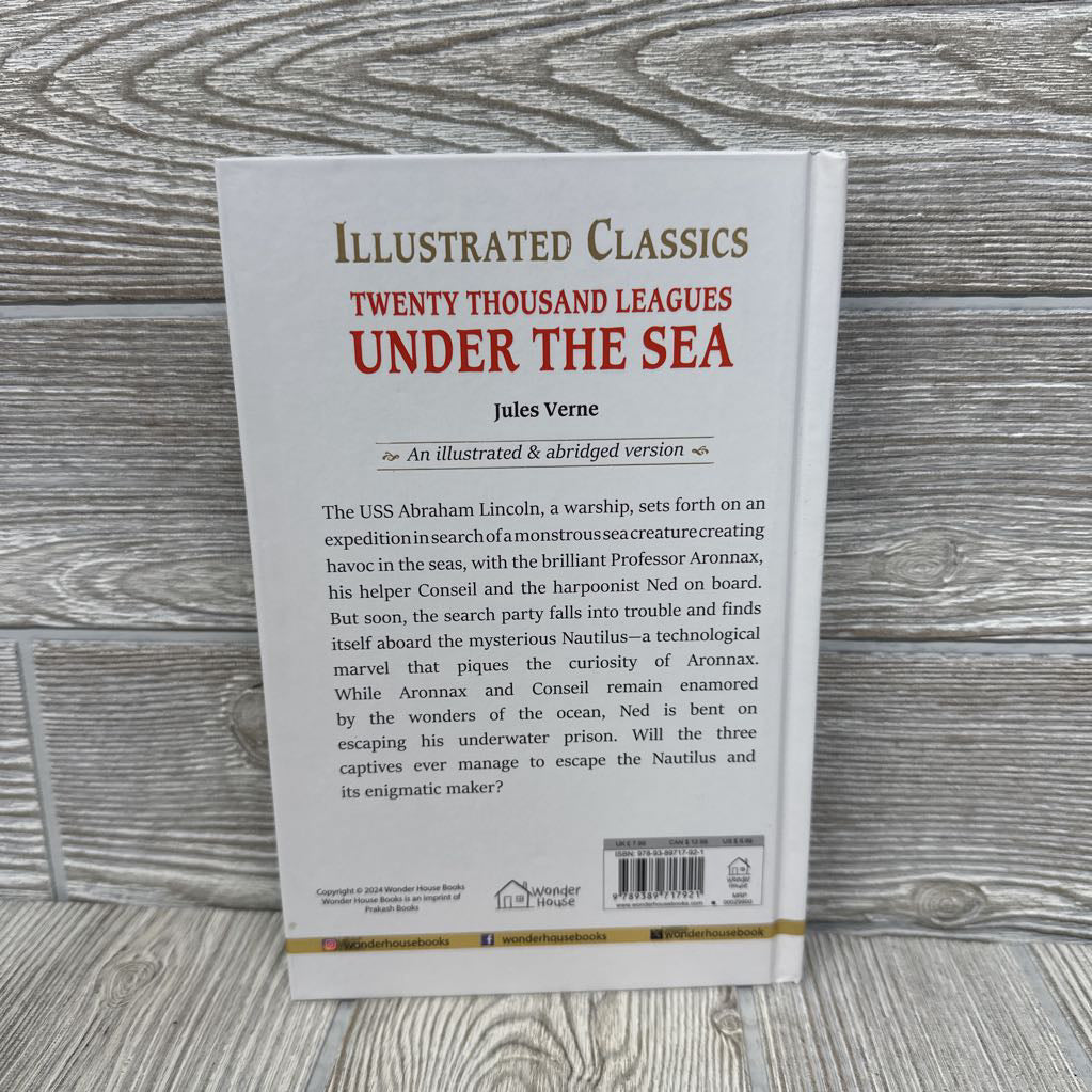 Twenty Thousand Leagues Under The Sea Hardcover Chapter Book