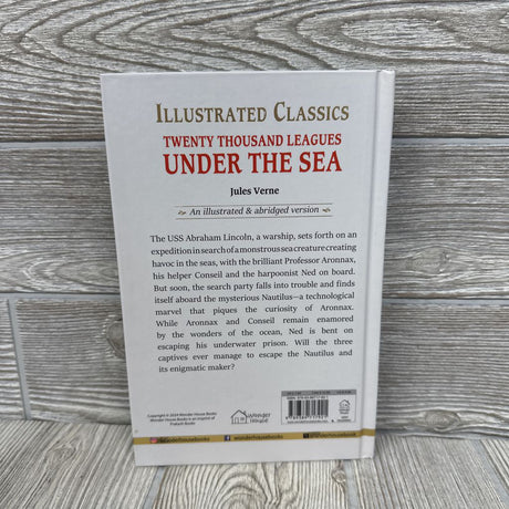Twenty Thousand Leagues Under The Sea Hardcover Chapter Book