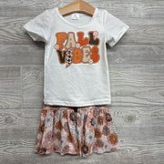 Shirt Fall Vibes & Flare Pants Flowers 12-18M