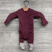 Bodysuit & Footed Pants Animal Print Preemie