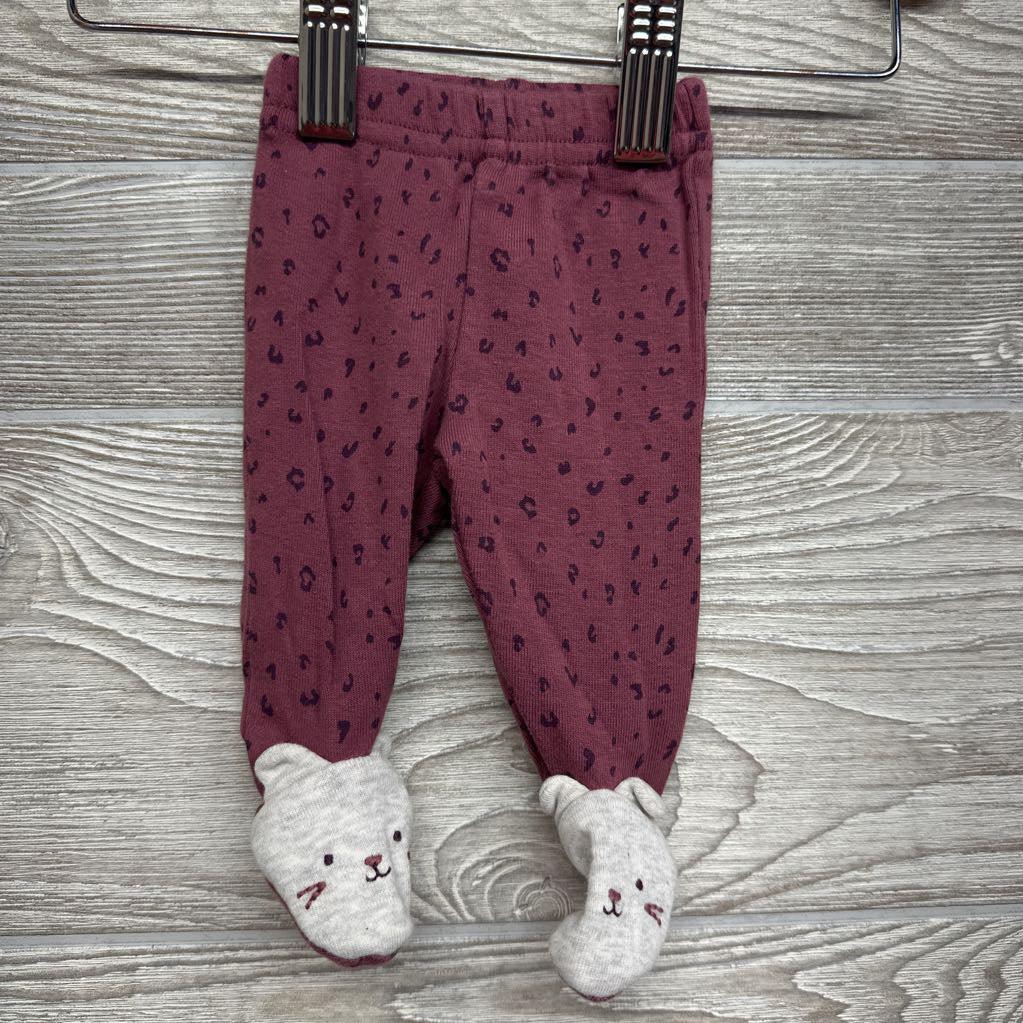 Bodysuit & Footed Pants Animal Print Preemie