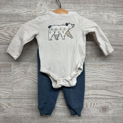 Jacket, Bodysuit Polar Bear & Pants 0-3M