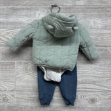Jacket, Bodysuit Polar Bear & Pants 0-3M