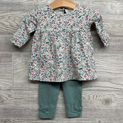 Shirt flowers & Leggings 6M