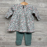 Shirt flowers & Leggings 6M