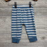 Henley Shirt & Pants Stripes 0-3M