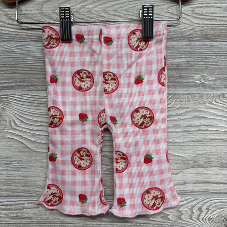 Flutter Sleeve Bodysuit, Pants Strawberries 3M