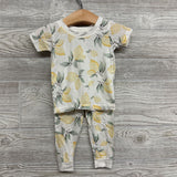 2 Pc Bamboo Pj Lemons 12M