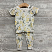 2 Pc Bamboo Pj Lemons 12M
