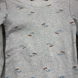 Quilted Vest, LS Bodysuit Dogs & Carpenter Pants 24M