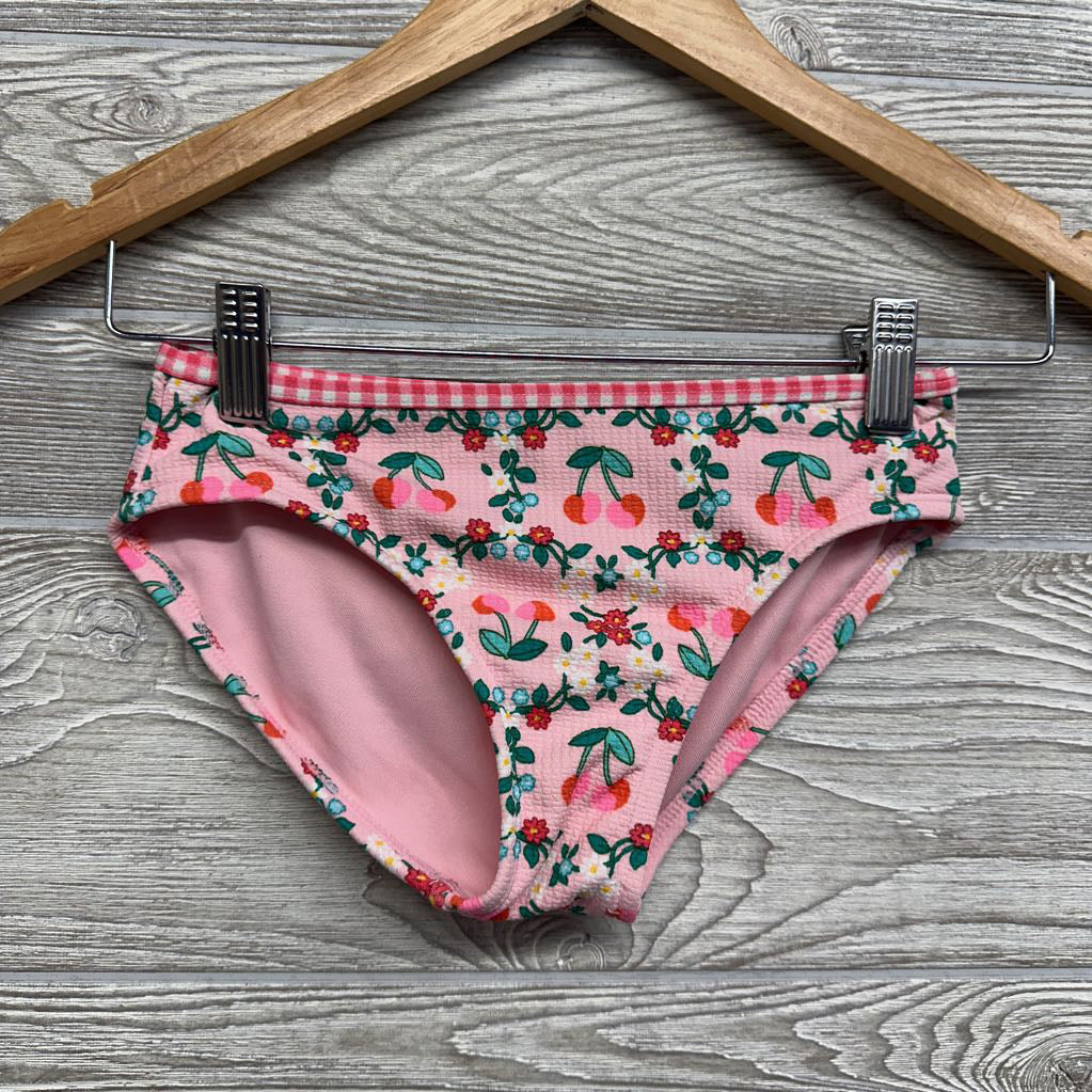 2 Pc Textured Swimsuit Flowers Cherries 8