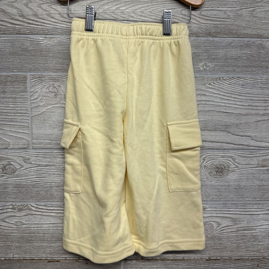 French Terry Wide Leg Cargo Pants 2T