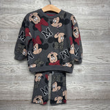 Crewneck & Jogger Sweatpants Minnie Mouse Animal Print Bows