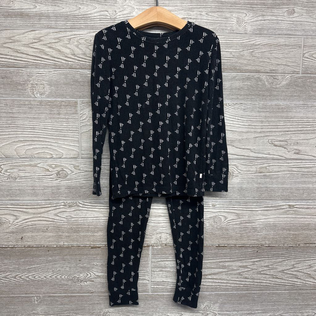 2 Pc LS Bamboo PJs Printed 6-8 *