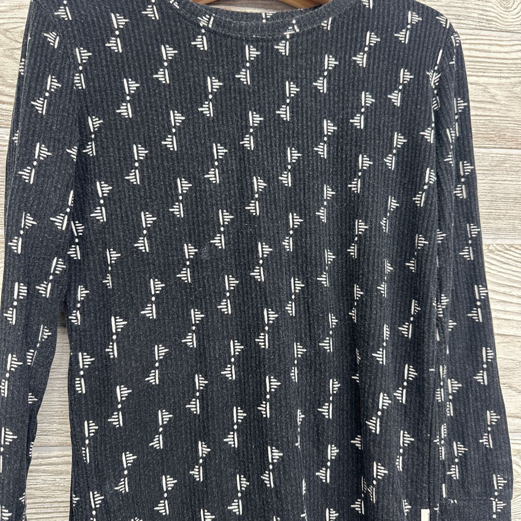 2 Pc LS Bamboo PJs Printed 6-8 *