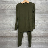 2 Pc LS Ribbed Bamboo PJs 6-8