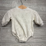LS Modal French Terry Bodysuit Bunnies 0-3M