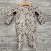 Waffle Knit Sleeper Animal Print 3M