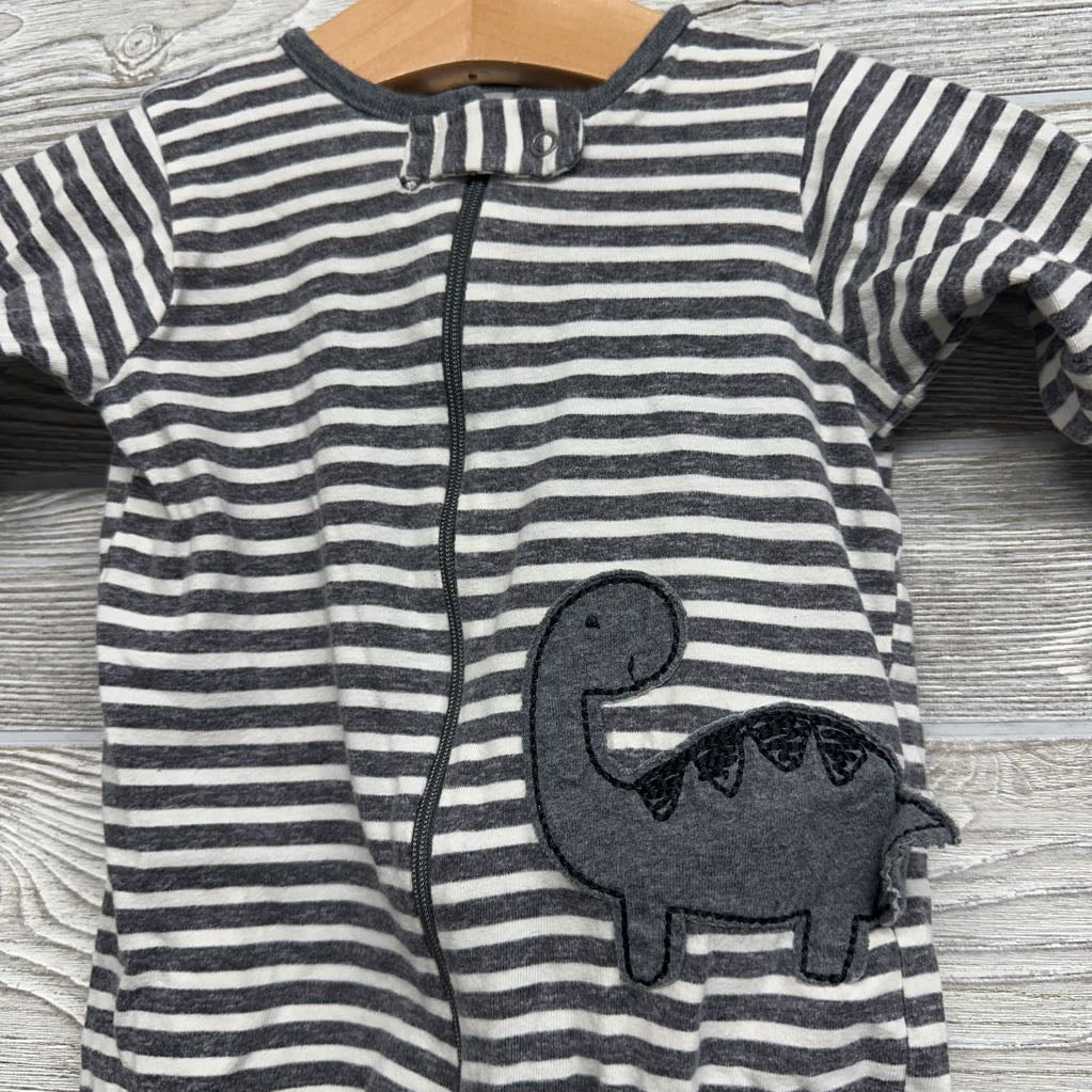 Sleeper Stripes Dinosaur 0-3M