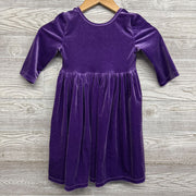 LS Velvet Dress 5-6
