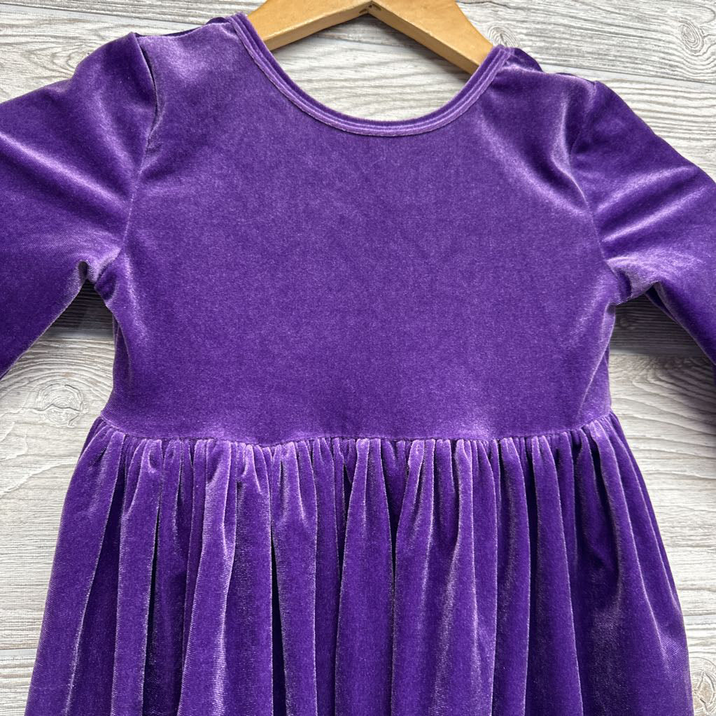 LS Velvet Dress 5-6